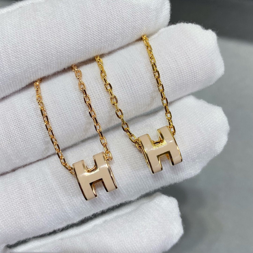 [Leaves]MINI POP H NECKLACE