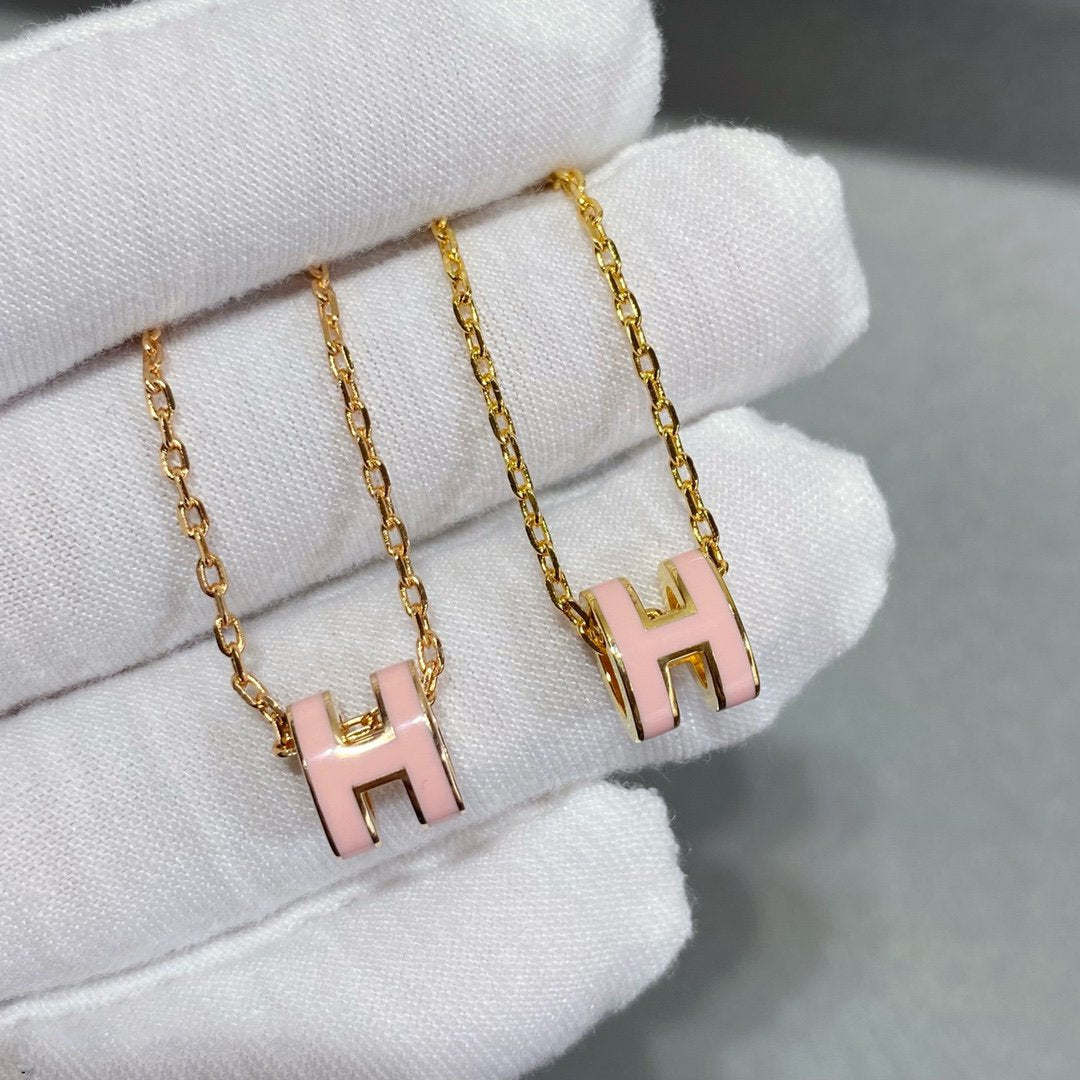 [Leaves]MINI POP H NECKLACE