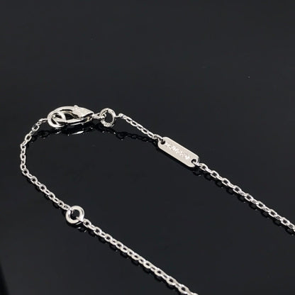 [Leaves]CLOVER PIETERSITE SILVER LONG NECKLACE