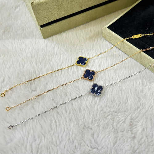 [Leaves]CLOVER 1 MOTIF PIETERSITE BRACELET