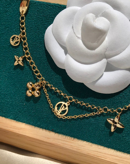 [Leaves]BLOOMING ROSE GOLD MOP BRACELET