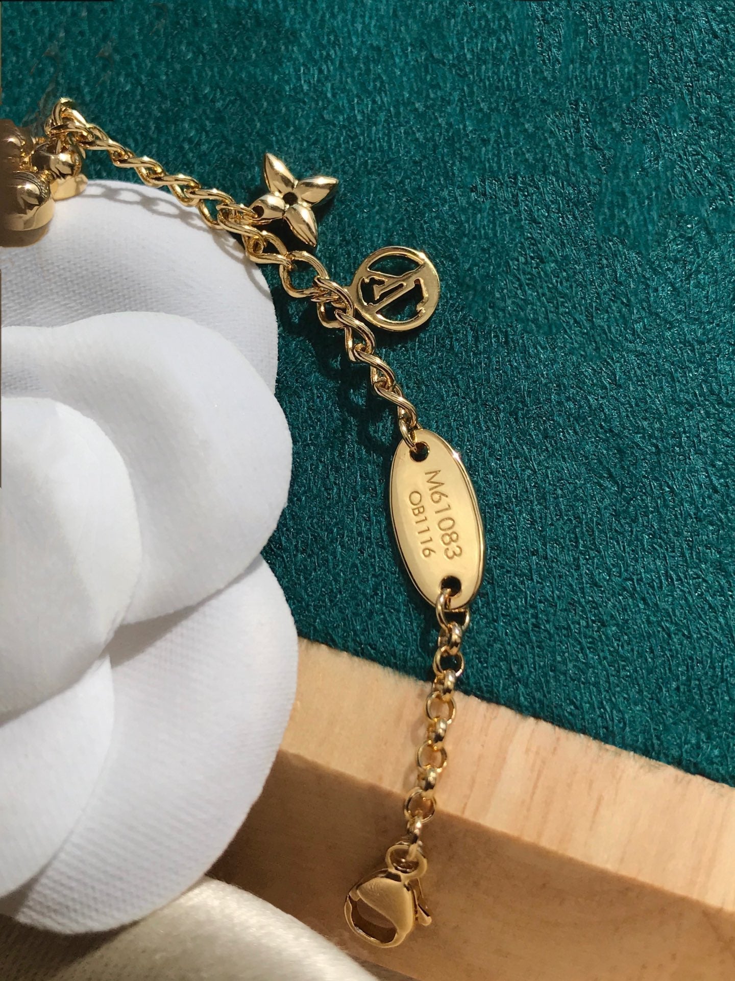[Leaves]BLOOMING ROSE GOLD MOP BRACELET