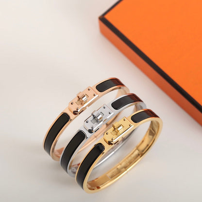[Leaves]HM KELLY BLACK BRACELET