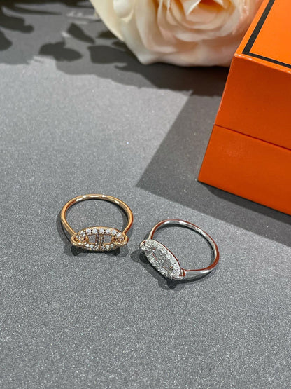 [Leaves]RONDE SMALL DIAMOND RING
