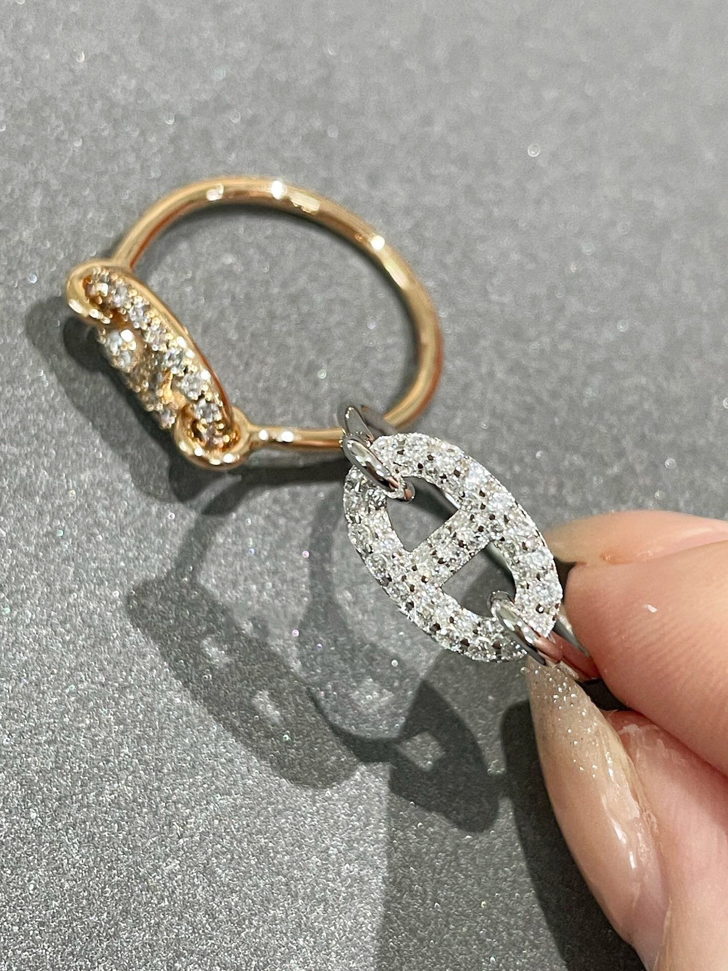[Leaves]RONDE SMALL DIAMOND RING