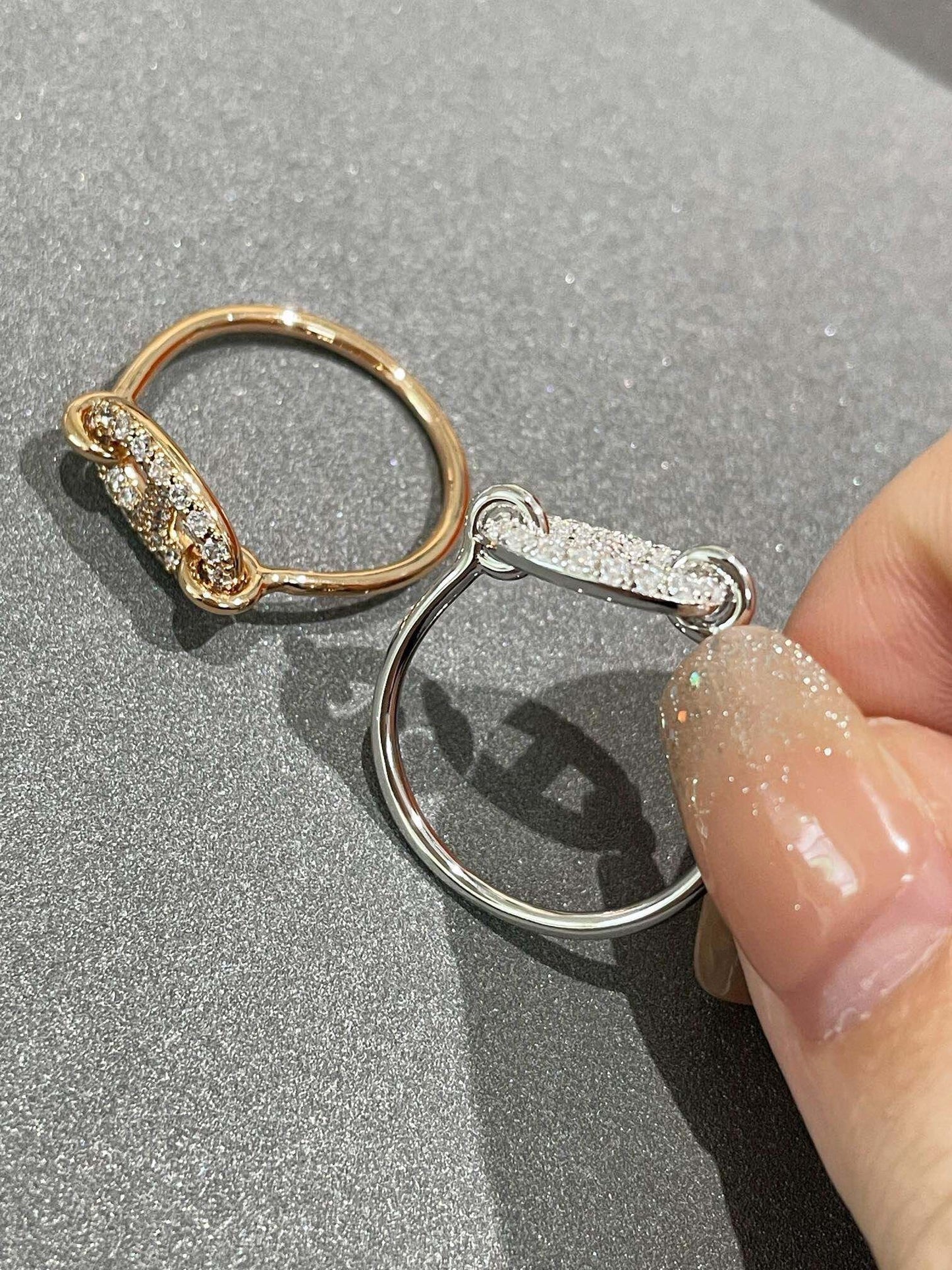 [Leaves]RONDE SMALL DIAMOND RING