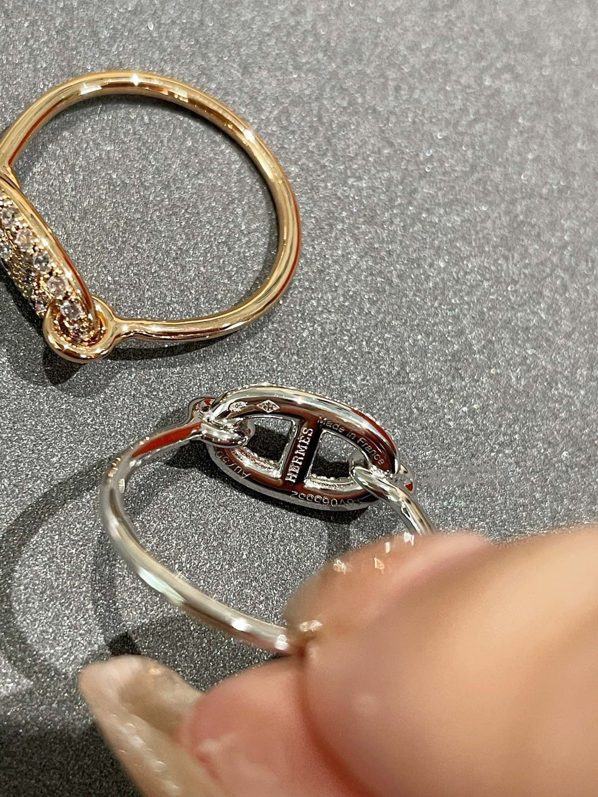 [Leaves]RONDE SMALL DIAMOND RING