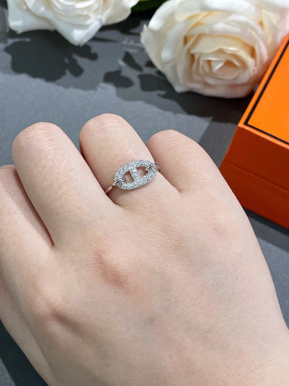 [Leaves]RONDE SMALL DIAMOND RING