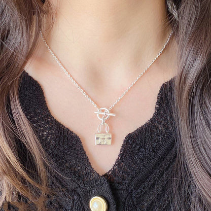 [Leaves]CONSTANCE PEDANT SILVER NECKLACE
