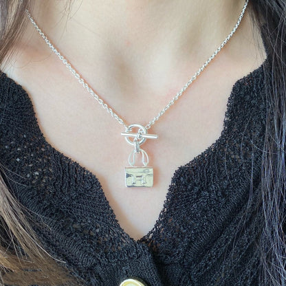 [Leaves]CONSTANCE PEDANT SILVER NECKLACE