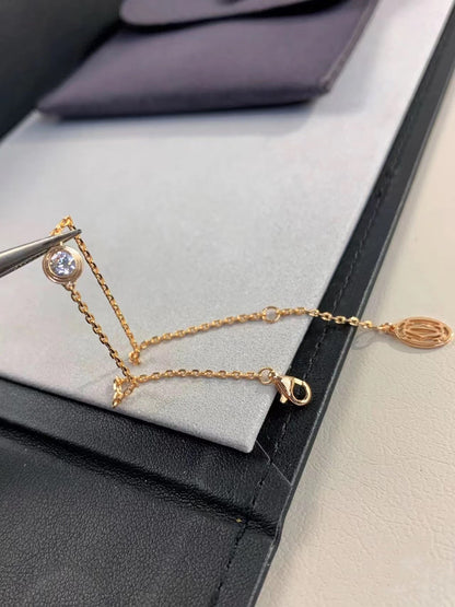 [Leaves]DAMOUR DIAMOND LINK BRACELET