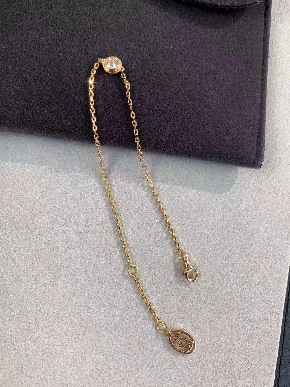 [Leaves]DAMOUR DIAMOND LINK BRACELET