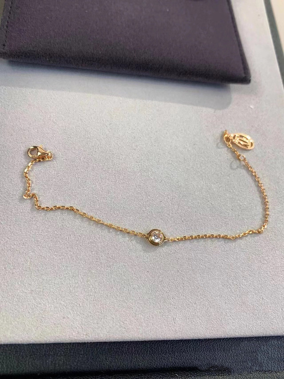 [Leaves]DAMOUR DIAMOND LINK BRACELET