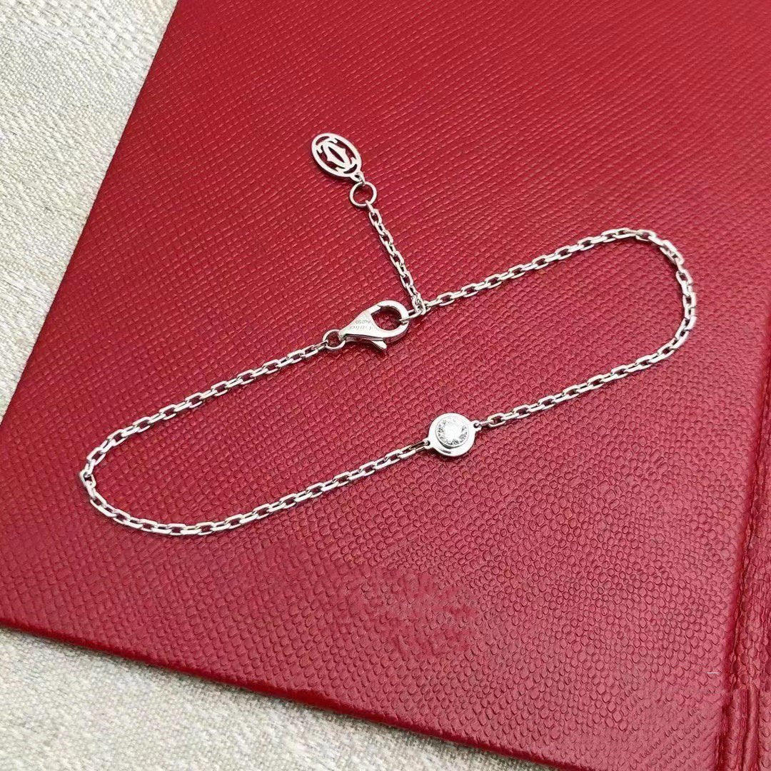[Leaves]DAMOUR DIAMOND LINK BRACELET