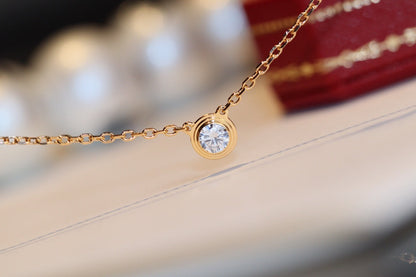 [Leaves]DAMOUR DIAMOND NECKLACE