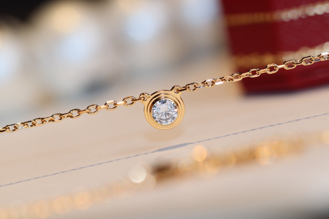 [Leaves]DAMOUR DIAMOND NECKLACE