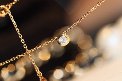 [Leaves]DAMOUR DIAMOND NECKLACE