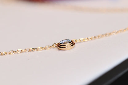 [Leaves]DAMOUR DIAMOND NECKLACE