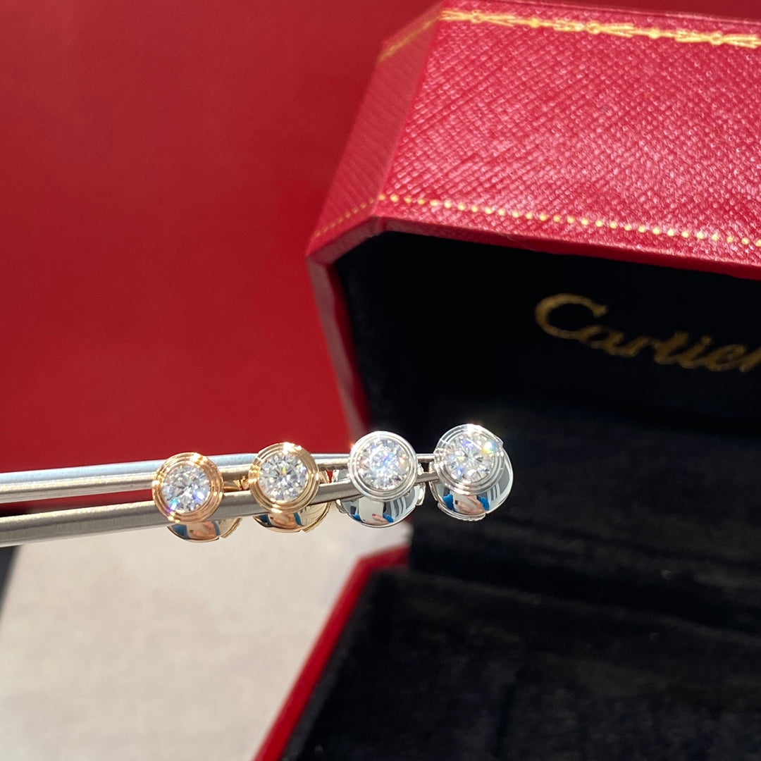 [Leaves]DAMOUR DIAMOND EARRINGS