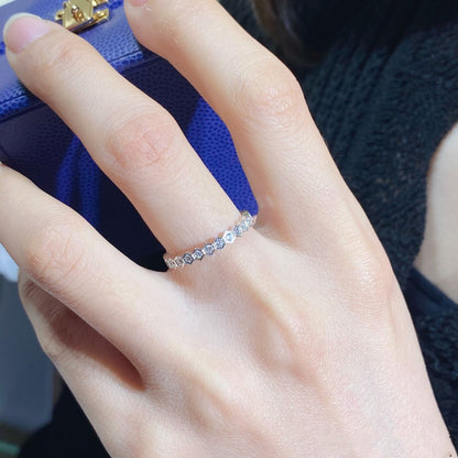 [Leaves]BEE LOVE DIAMOND PAVED SMALL RING