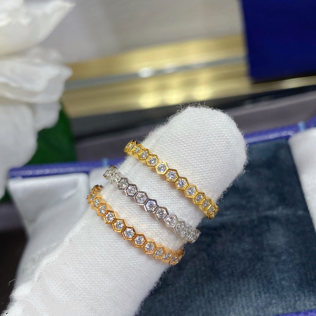 [Leaves]BEE LOVE DIAMOND PAVED SMALL RING