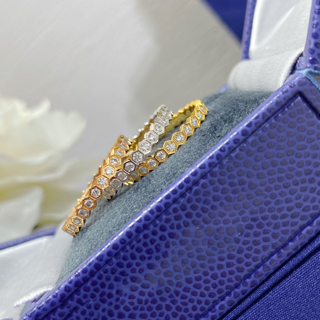 [Leaves]BEE LOVE DIAMOND PAVED SMALL RING