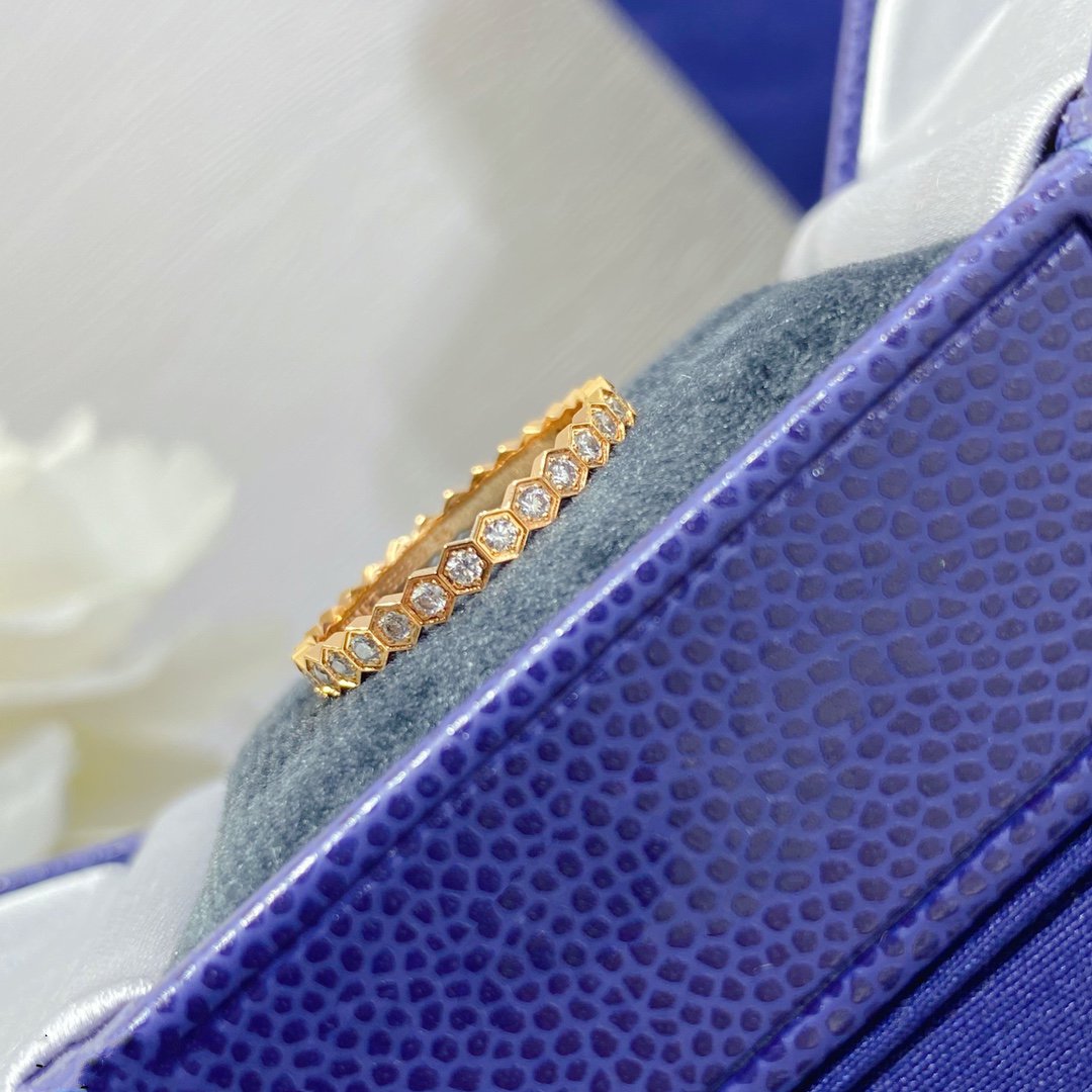 [Leaves]BEE LOVE DIAMOND PAVED SMALL RING
