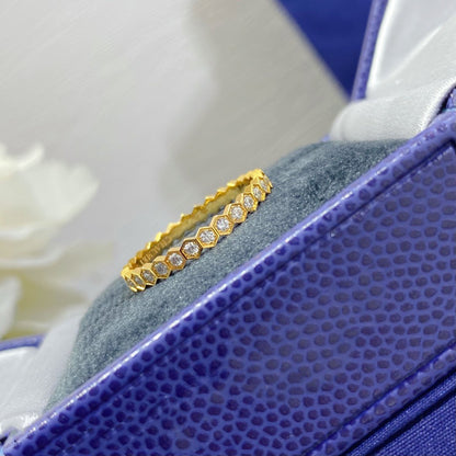 [Leaves]BEE LOVE DIAMOND PAVED SMALL RING