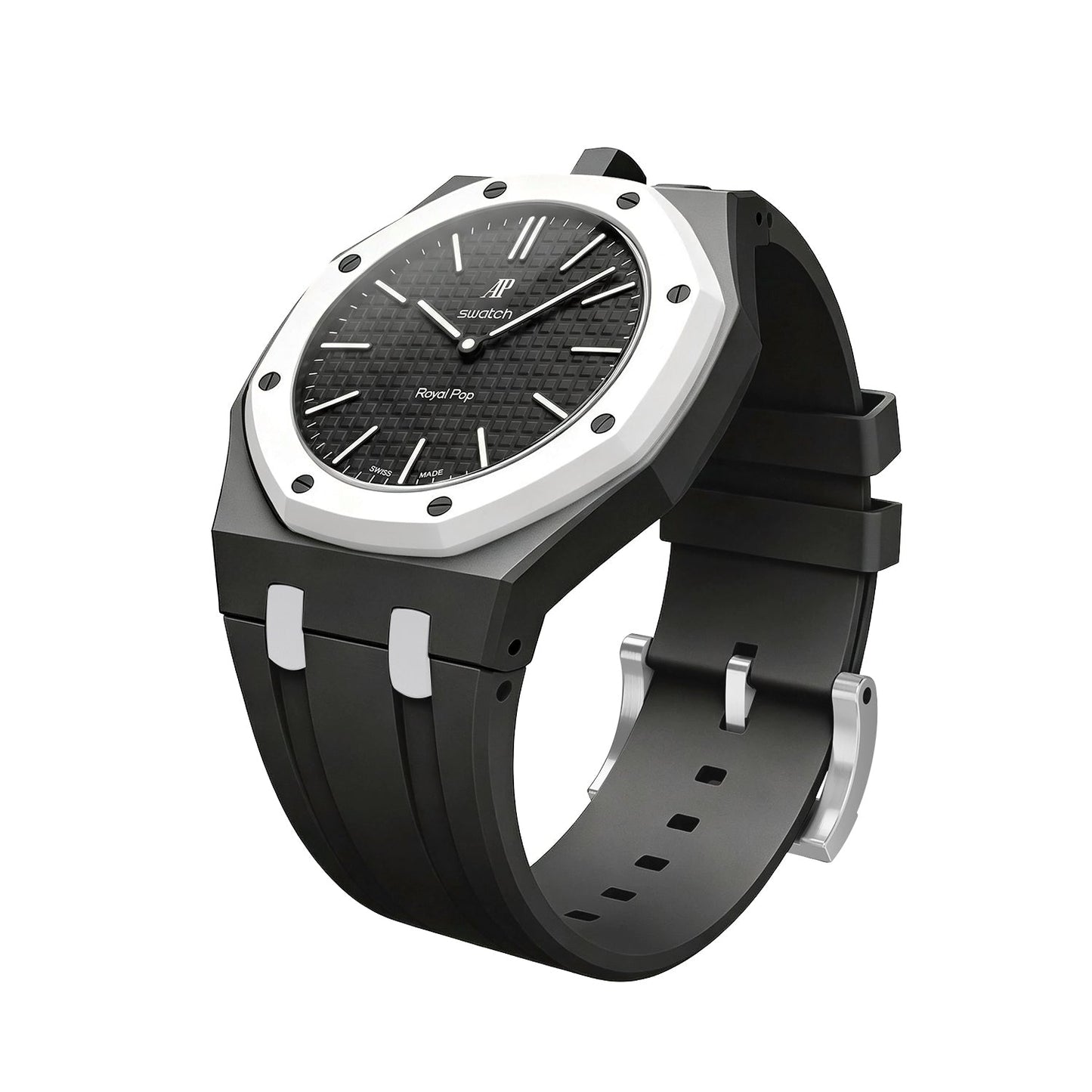 [Leaves]Royal Oak Pop Exclusive Bioceramic Case & Silicone Strap Mix Color
