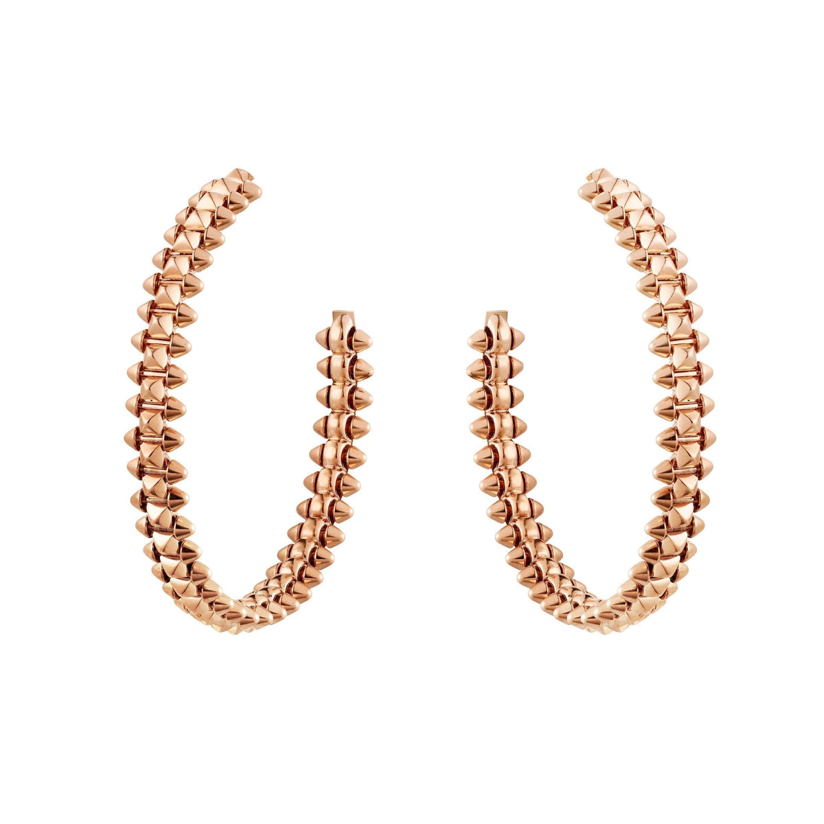 [Leaves]CLASH LARGE HOOP EARRINGS
