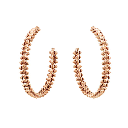 [Leaves]CLASH LARGE HOOP EARRINGS