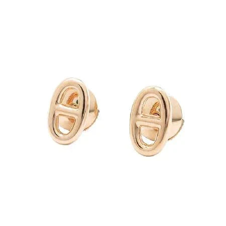 [Leaves]CHAINE SMALL EARRINGS GOLD AND SILVER