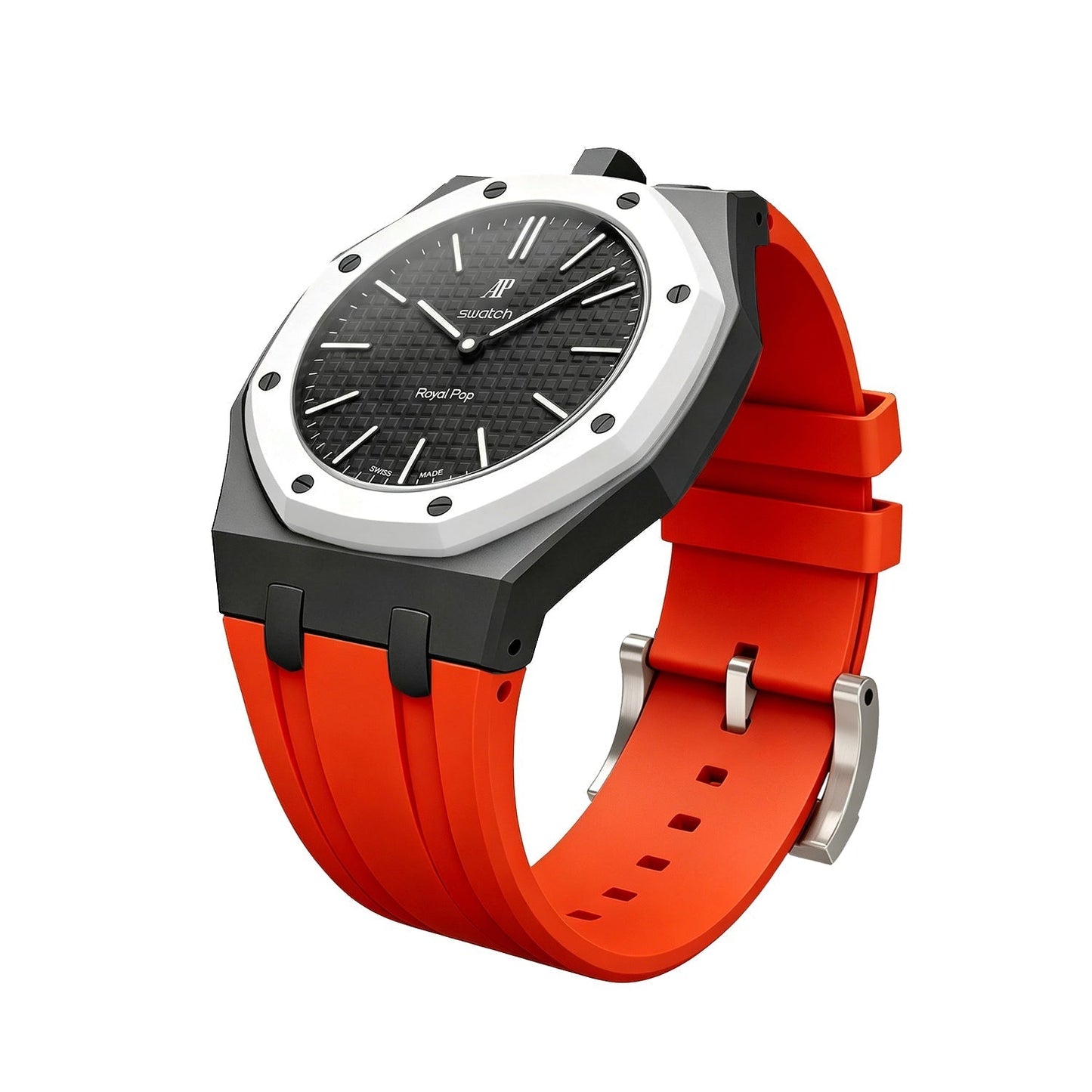 [Leaves]Royal Oak Pop Exclusive Bioceramic Case & Silicone Strap Mix Color