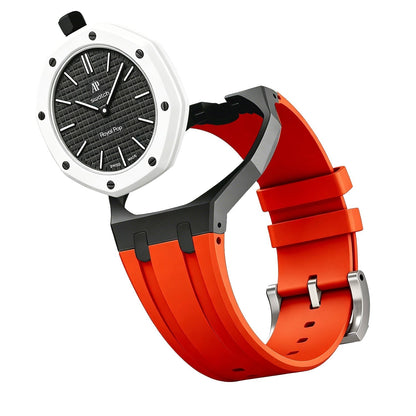 [Leaves]Royal Oak Pop Exclusive Bioceramic Case & Silicone Strap Mix Color