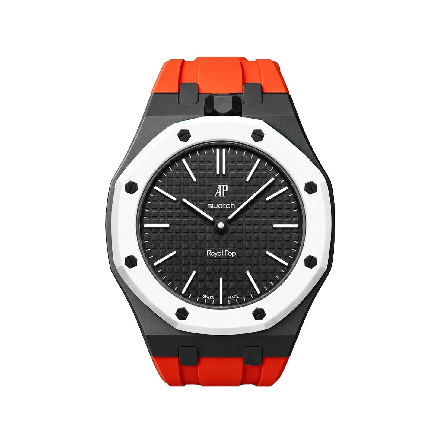 [Leaves]Royal Oak Pop Exclusive Bioceramic Case & Silicone Strap Mix Color