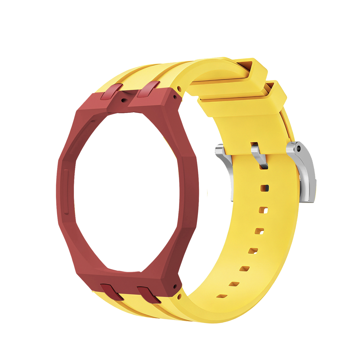 [Leaves]Royal Oak Pop Exclusive Bioceramic Case & Silicone Strap Mix Color