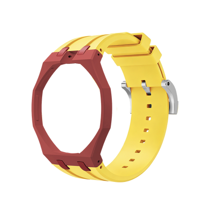 [Leaves]Royal Oak Pop Exclusive Bioceramic Case & Silicone Strap Mix Color