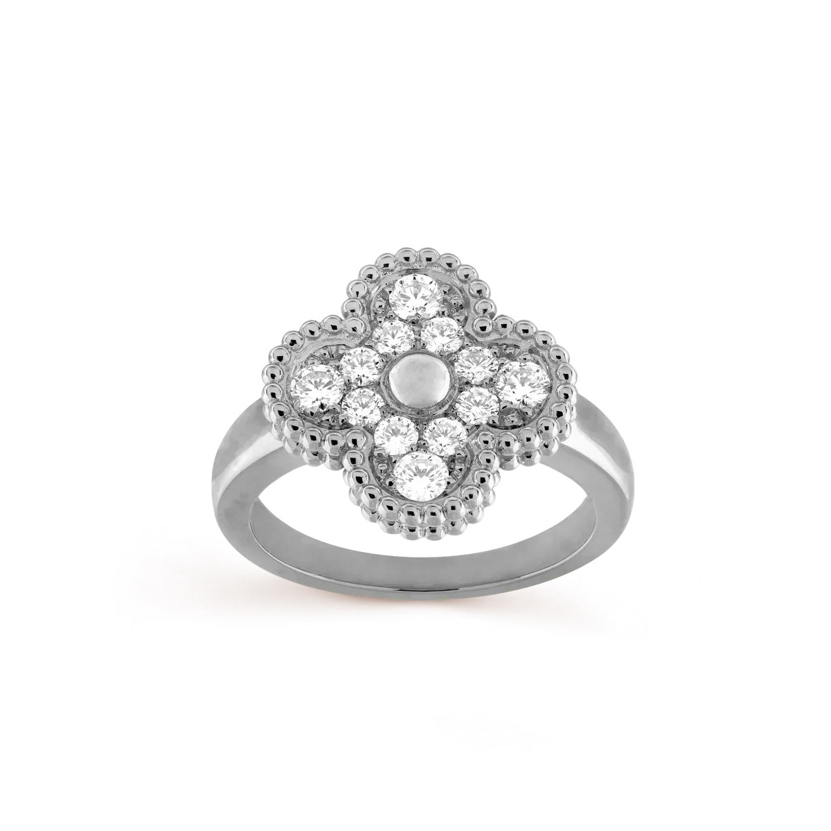 [Leaves]CLOVER DIAMOND RING