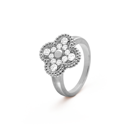 [Leaves]CLOVER DIAMOND RING