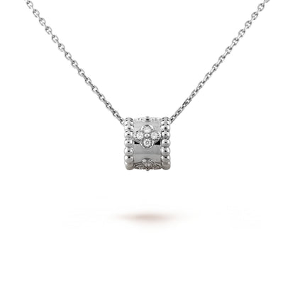 [Leaves]PERLEE PEDANT SIVLER DIAMOND NECKLACE