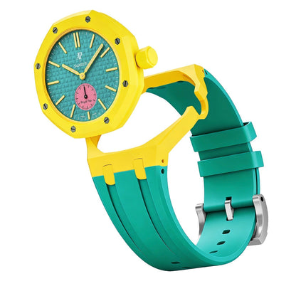 [Leaves]Royal Oak Pop Exclusive Bioceramic Case & Silicone Strap Mix Color