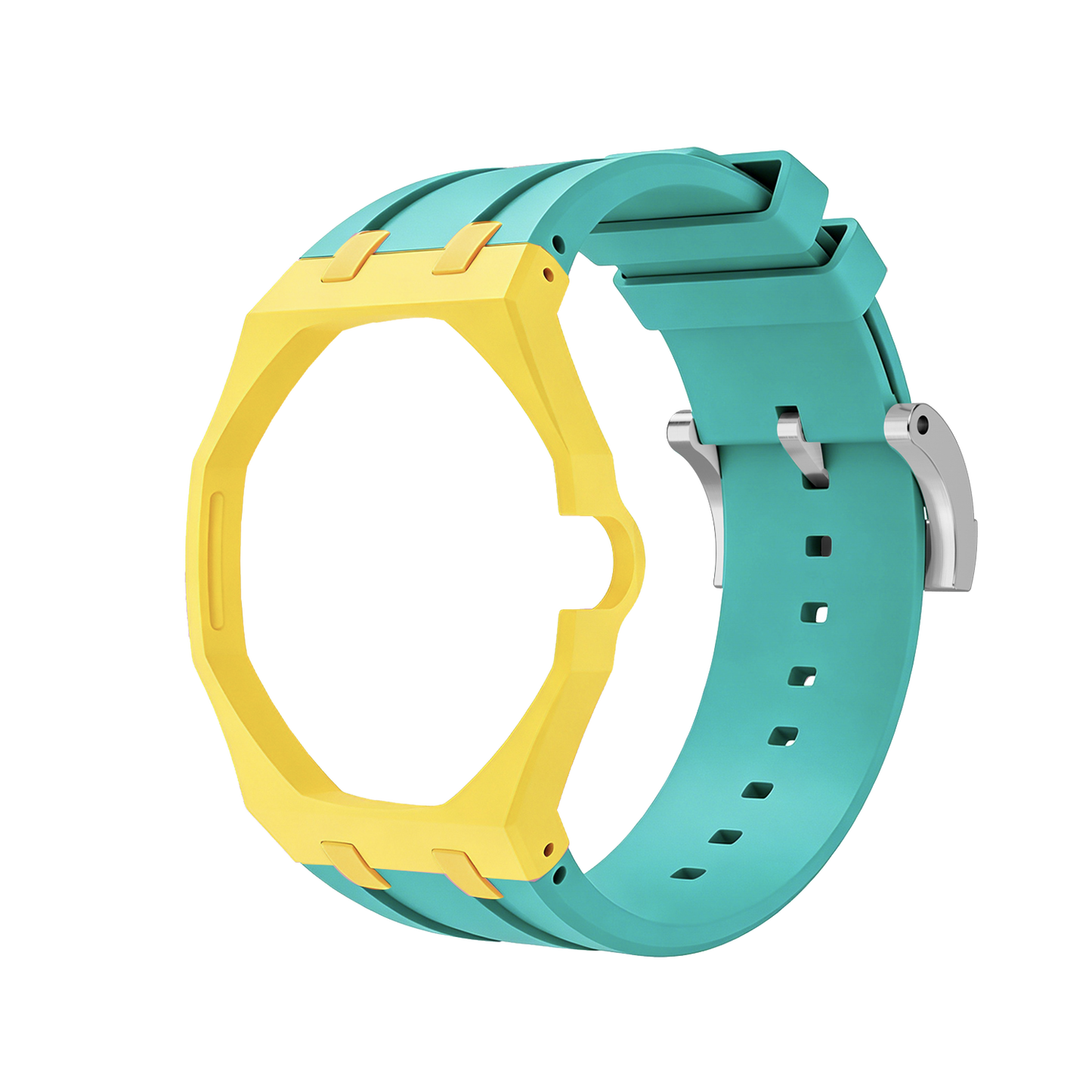 [Leaves]Royal Oak Pop Exclusive Bioceramic Case & Silicone Strap Mix Color