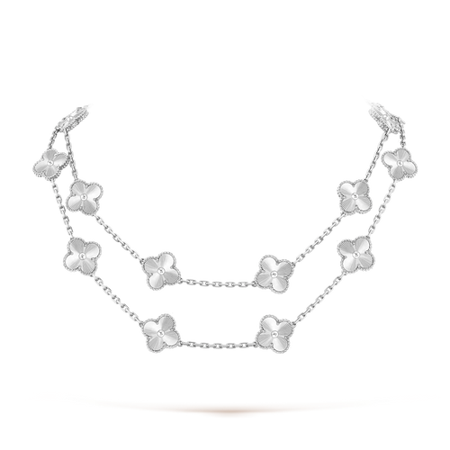 [Leaves]CLOVER 20 MOTIFS  LASER SILVER