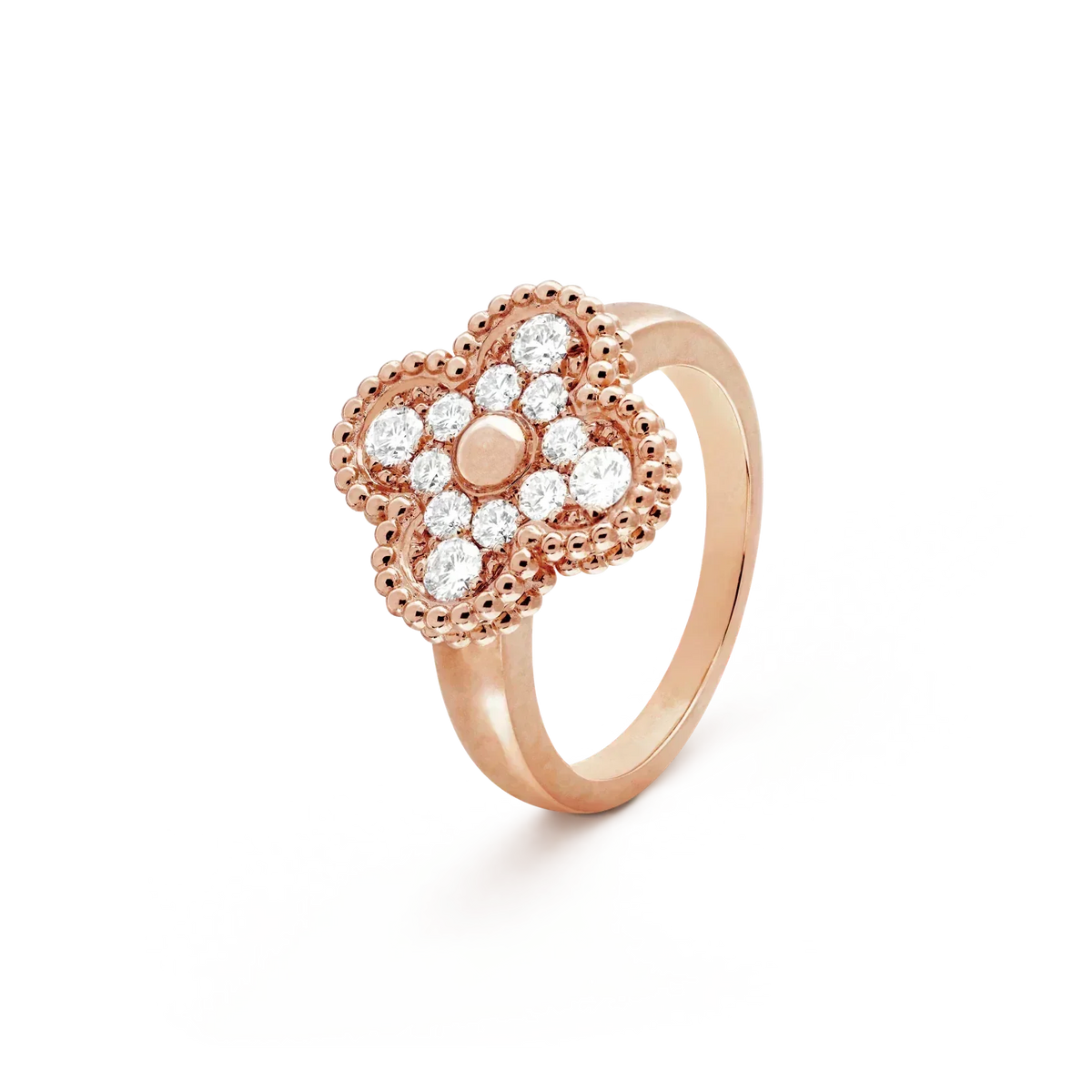 [Leaves]CLOVER DIAMOND RING