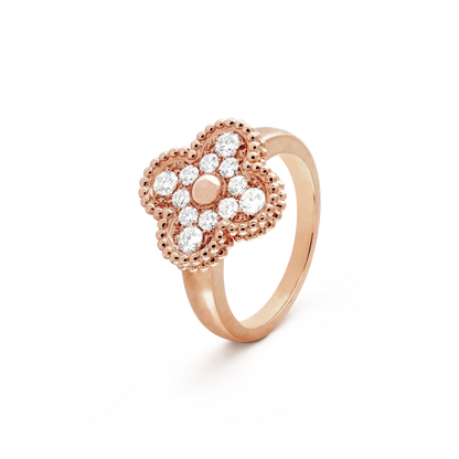 [Leaves]CLOVER DIAMOND RING