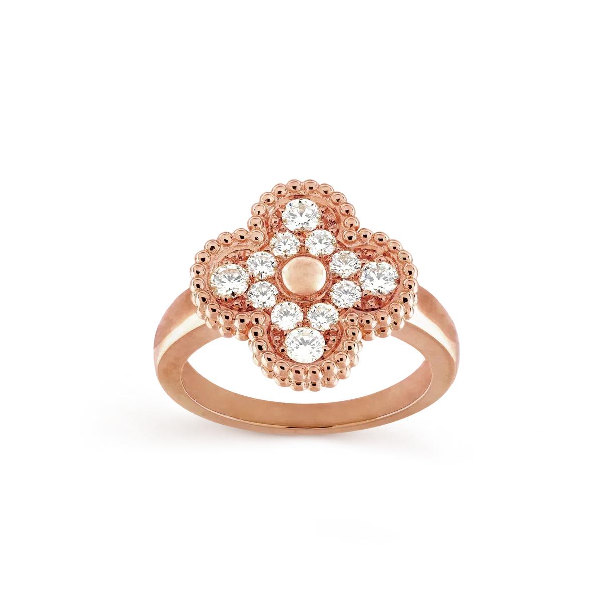 [Leaves]CLOVER DIAMOND RING