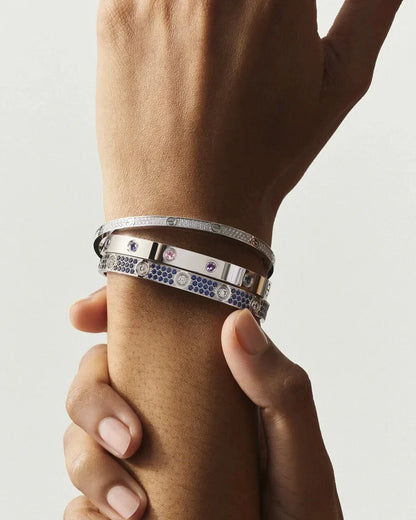 [Leaves]CLASSIC 6.1MM LOVE BRACELET 10-DIAMOND FULL PAVÉ