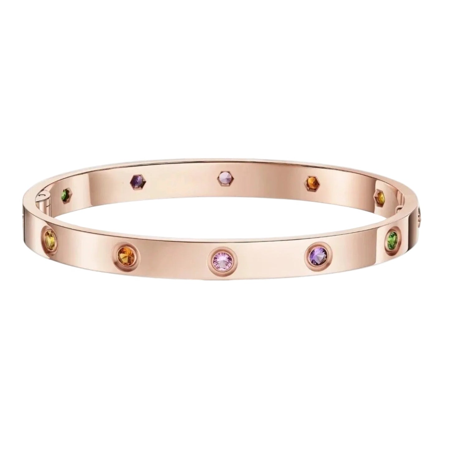 [Leaves]CLASSIC 6.1MM LOVE BRACELET 10-DIAMOND MULTICOLOR