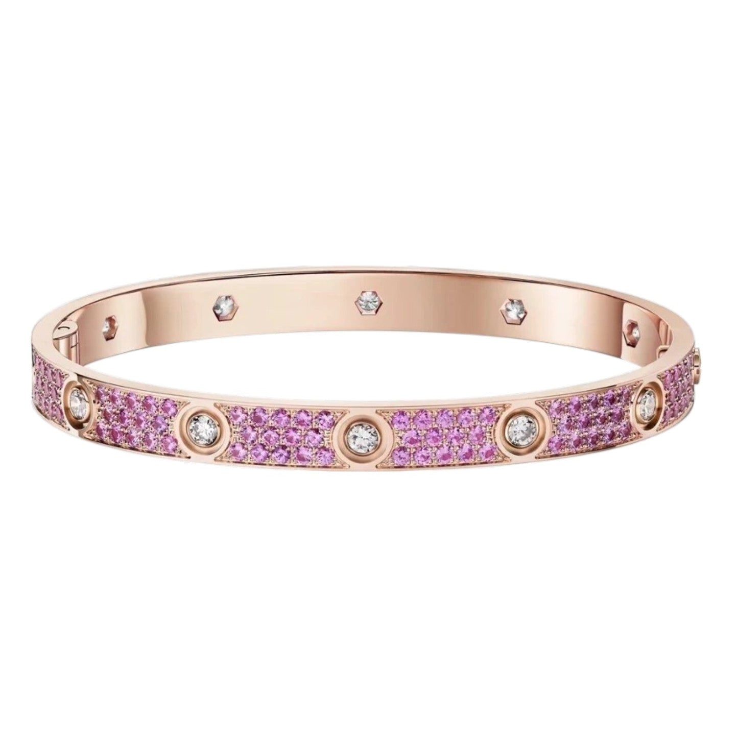 [Leaves]CLASSIC 6.1MM LOVE BRACELET 10-DIAMOND FULL PAVÉ