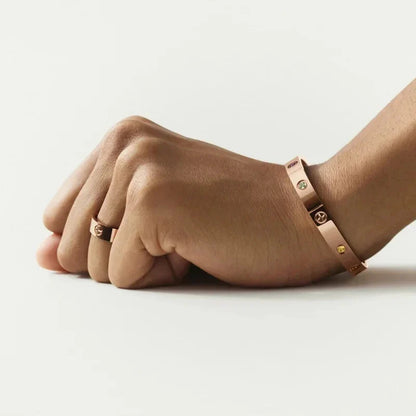 [Leaves]CLASSIC 6.1MM LOVE BRACELET 10-DIAMOND MULTICOLOR